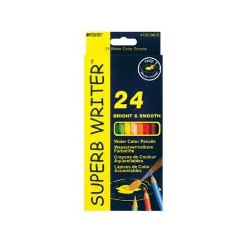 Set 24 Creioane Colorate acuarele cu pensula Marco
